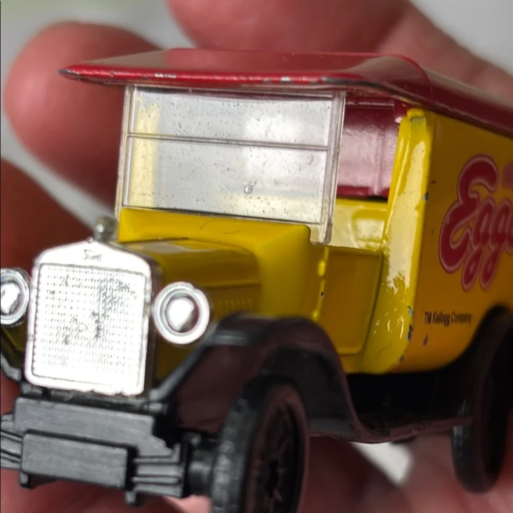 Vintage Kellogg’s Collectible Kids Toy Car - Red and Yellow